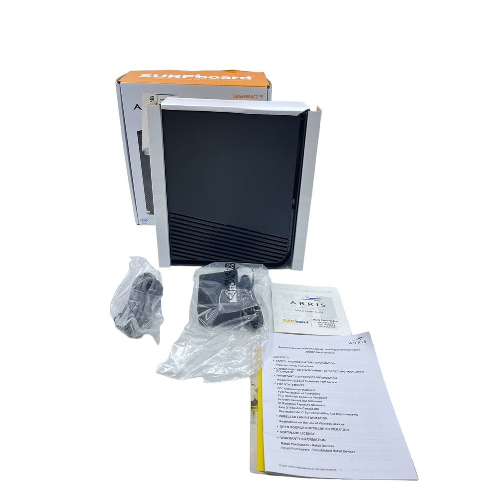 ARRIS Surfboard Cable Modem & Wi-fi Router AC1900 SBG6950AC2